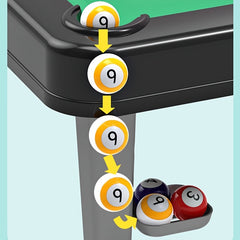 Mini Resin Billiard Table Portable Snooker Table Toy