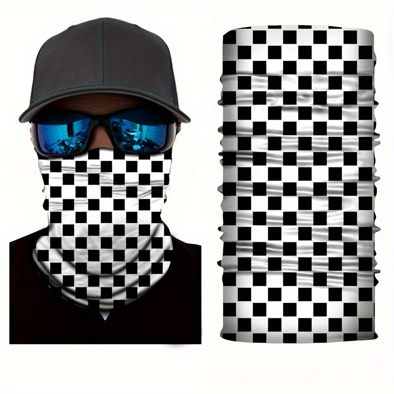 4 Pack Camouflage Face Cover Scarf Mask for Sports Cycling