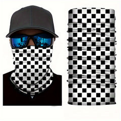 4 Pack Camouflage Face Cover Scarf Mask for Sports Cycling