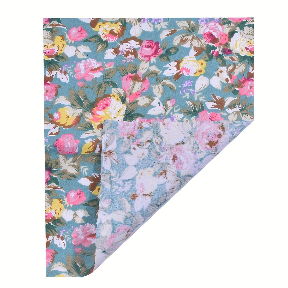 8pcs Floral Quilting Fabric Cotton DIY Doll Clothes Precut For Patchwork Craft