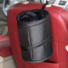 Car Trash Can Collapsible Pop-up Waterproof Bin Vehicle Garbage Basket