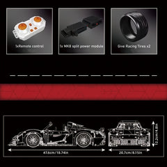 Remote Control Building Blocks Sports Car Toy
