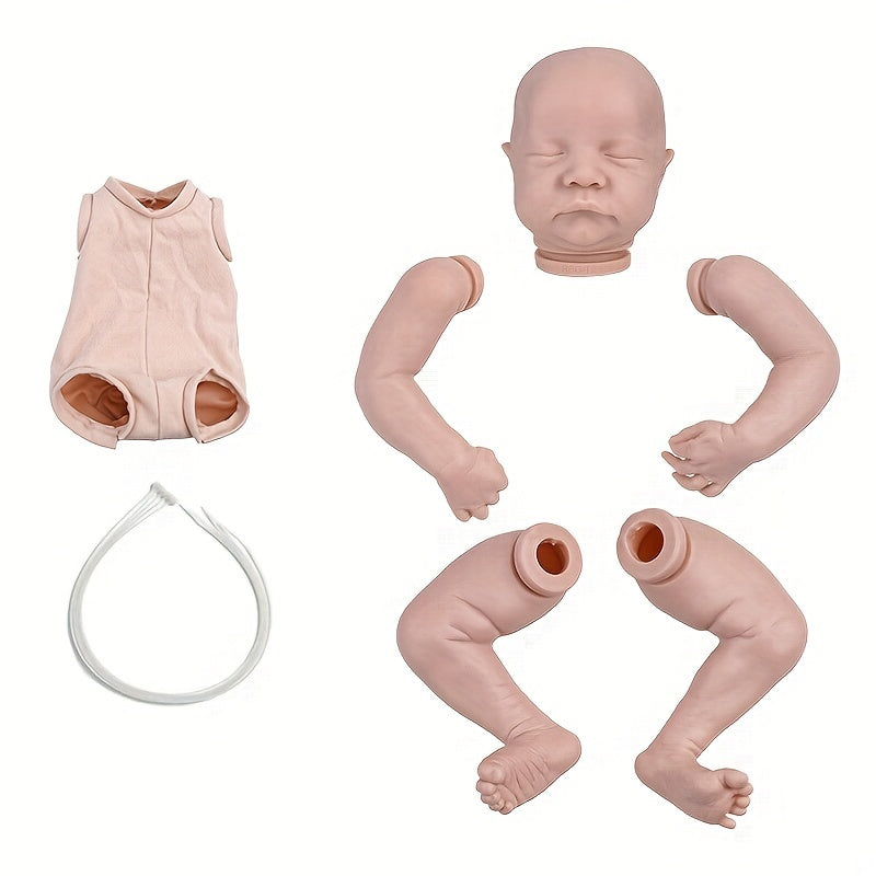 DIY Blank Kit Vinyl Unpainted Unfinished Blank Doll Parts