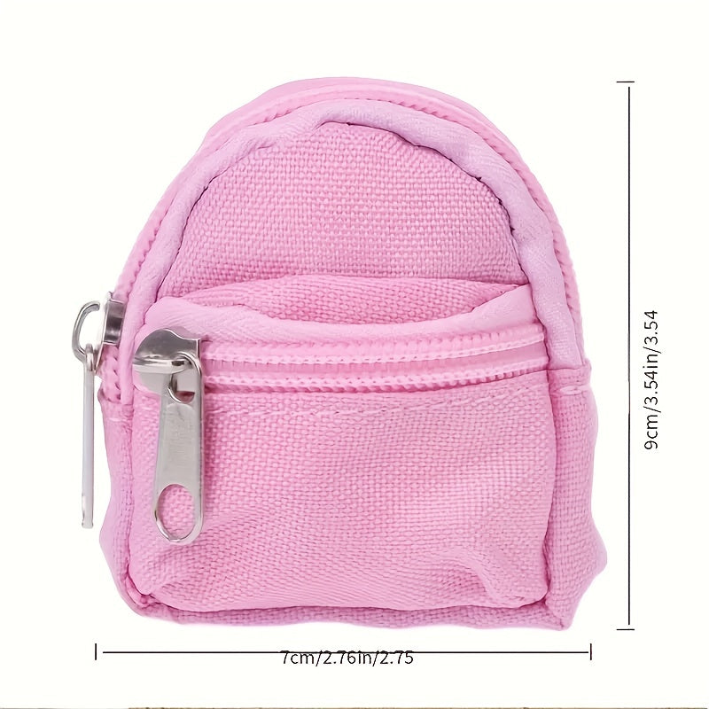 Mini Backpack Doll Bag For 1 6 Dolls School Accessory And Doll House Decoration