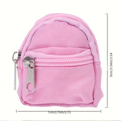Mini Backpack Doll Bag For 1 6 Dolls School Accessory And Doll House Decoration