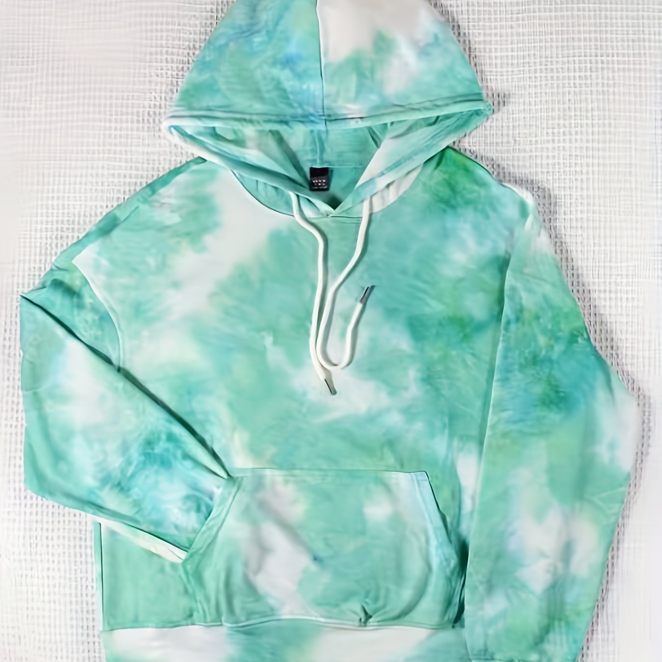 Tie Dye Kangaroo Hoodie Long Sleeve Sweatshirt