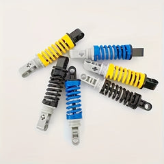 2pcs Motorcycle Suspension Arm Spring DIY Building Block Toy