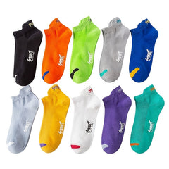 10 Pairs Men's Crew Socks Outdoor Street Sports All Seasons