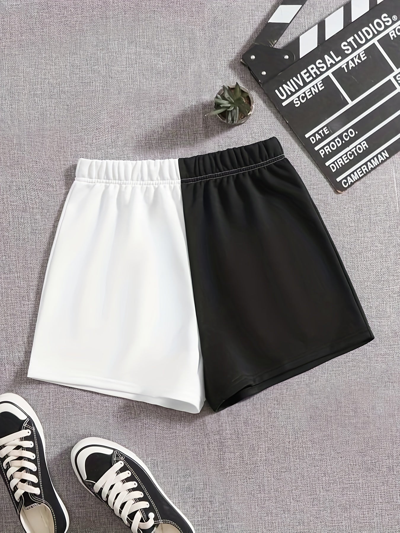 Colorblock Stretch Sleepwear Shorts