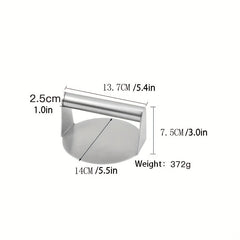 Manual Meat Patty Press Kitchen Tool Circular Hamburger Meat Press Plate