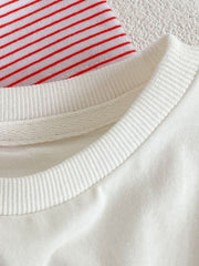 Infant Casual Round Neck T-shirt for Summer