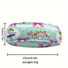 Cartoon Print Sports Sweatband Elastic Headband for Yoga Running