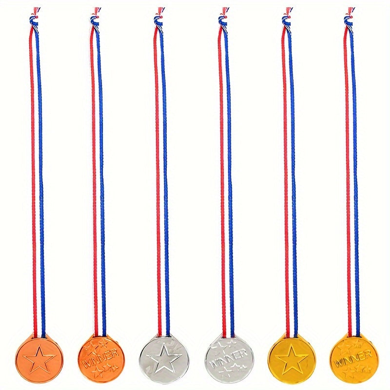 1pc Plastic Winners Medals Sports Party Prize Awards Medals