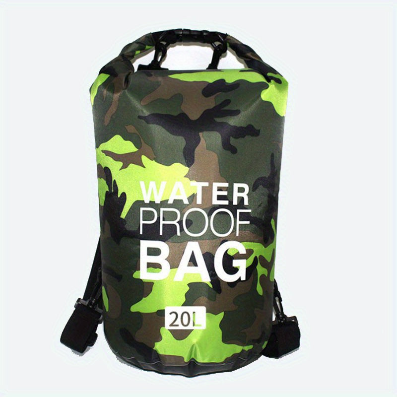 Waterproof PVC Backpack Camouflage Bag for Outdoor Activities