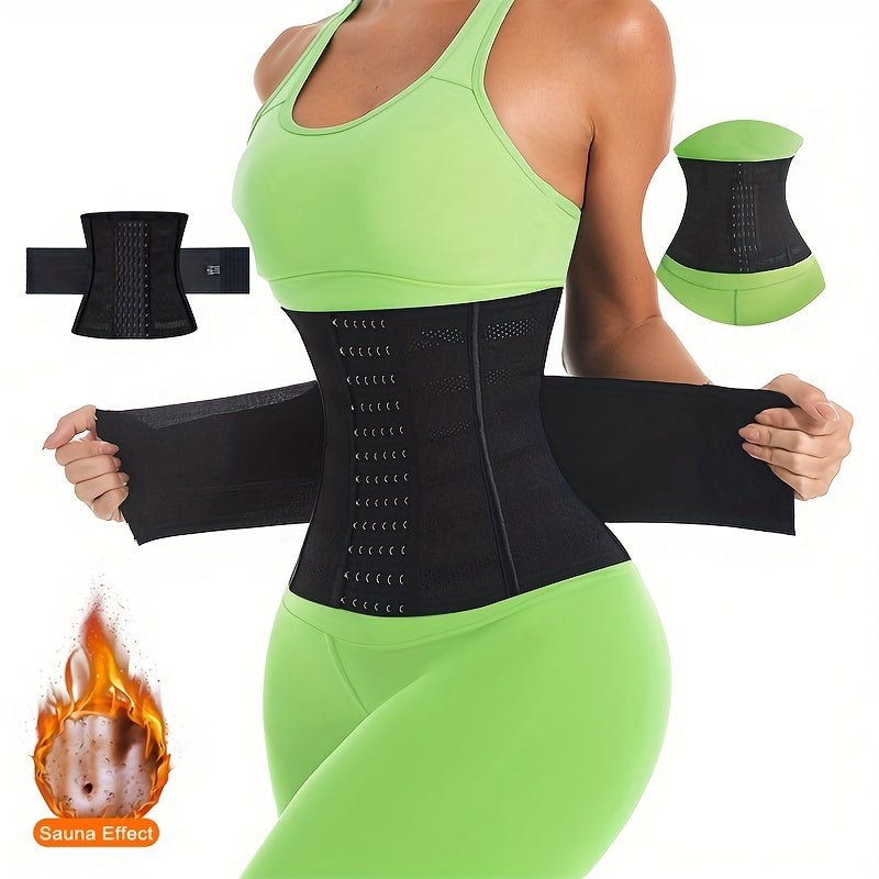 Mesh Hole Tummy Control Belt Butt Lifting Elastic Belt Women's Shapewear