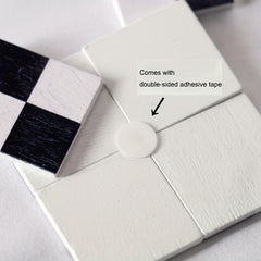9pcs Doll House Wooden Floors Imitation Tile Decor