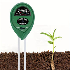 3-In-1 Soil PH Moisture Light Test Kit - Plant Water Meter