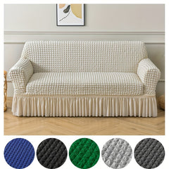 Seersucker Sofa Slipcover Universal Couch Cover Furniture Protector
