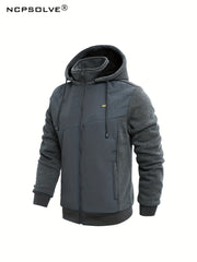 Men's Active Hooded Jacket & Stretch Pants Set
