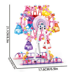 Dreamy Princess City Ferris Wheel Building Block Set
