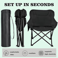 Portable Camping Chair Heavy Duty Folding Backpacking Chairs