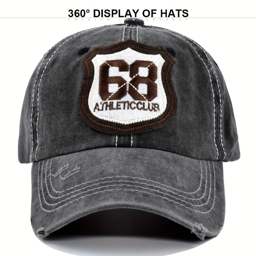 Letter Embroidered Baseball Cap Sun Protection Trucker Hat