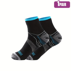 6pairs Sports Compression Socks Arch Support Breathable Comfortable Ankle Socks
