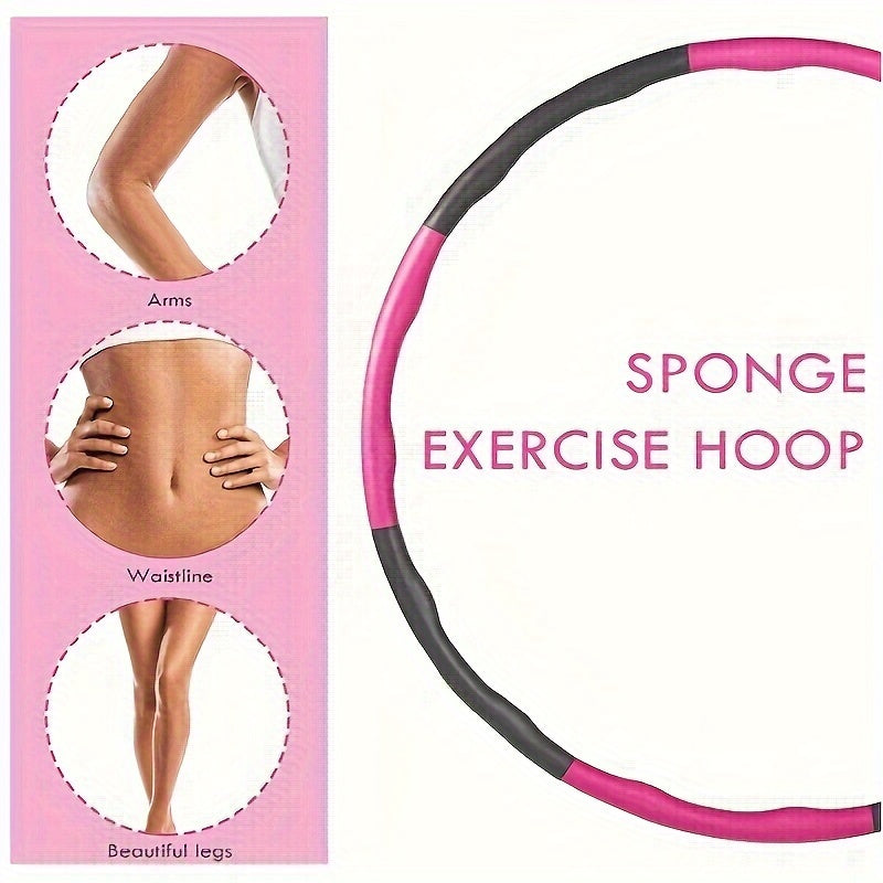 Soft Detachable Fitness Hoop for Home & Gym