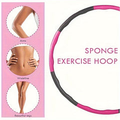 Soft Detachable Fitness Hoop for Home & Gym
