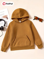 Boys Fleece-Lined Hooded Sweatshirt - Spring/Fall Kids Clothing