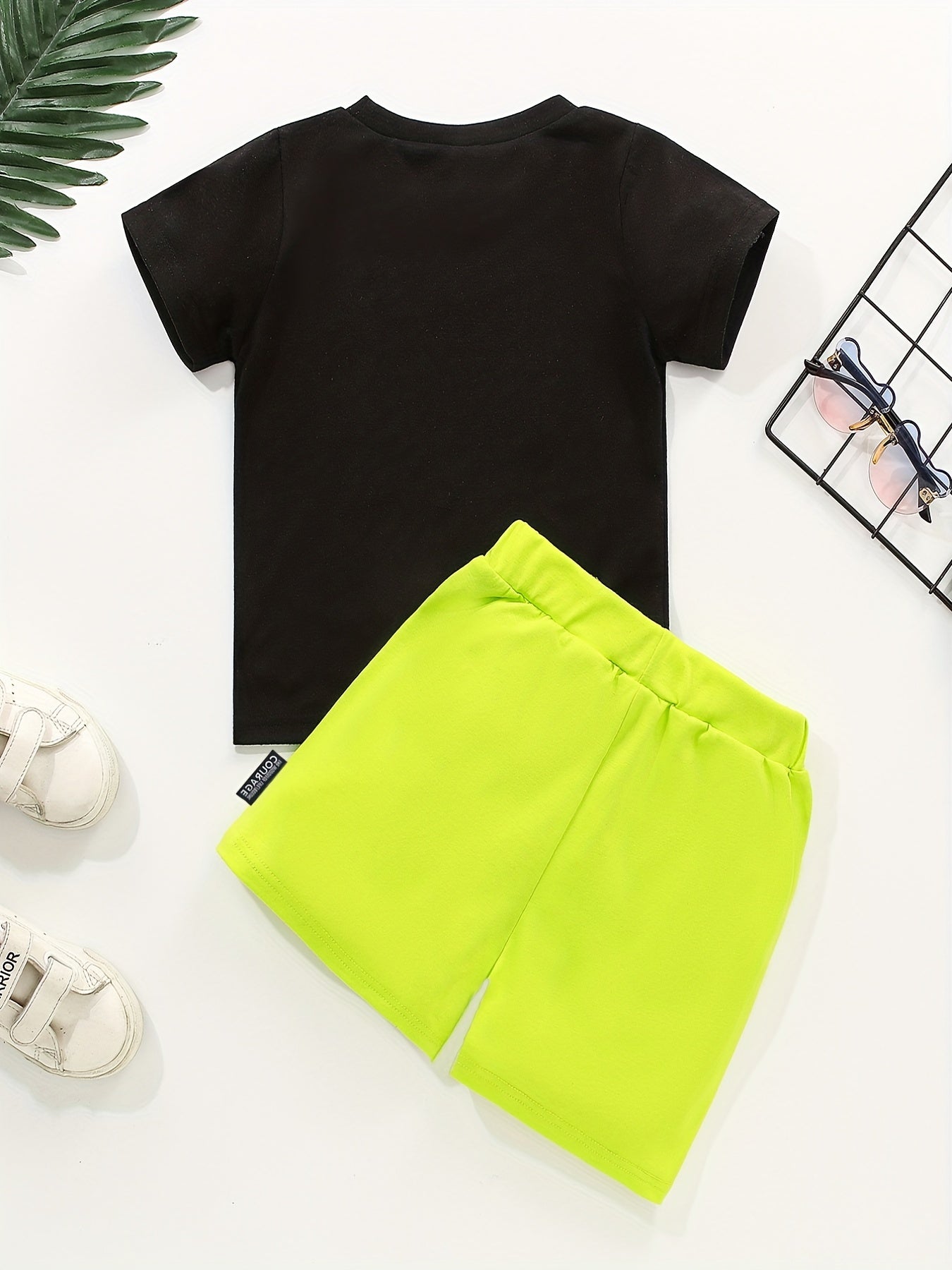 Boys Journey Graphic Tee & Drawstring Shorts Set
