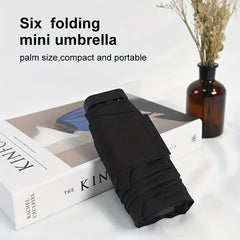 Compact Windproof UV Protection Mini 5 Fold Pocket Umbrella