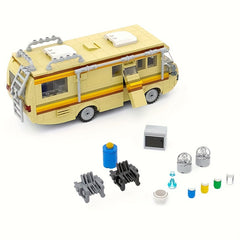 Classic Film and Television Building Block Car Model Ornament