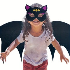 2pcs Bat Wing Mask Set for Christmas Halloween Cosplay
