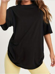 Loose Short Sleeve T-shirt for Yoga Running Top