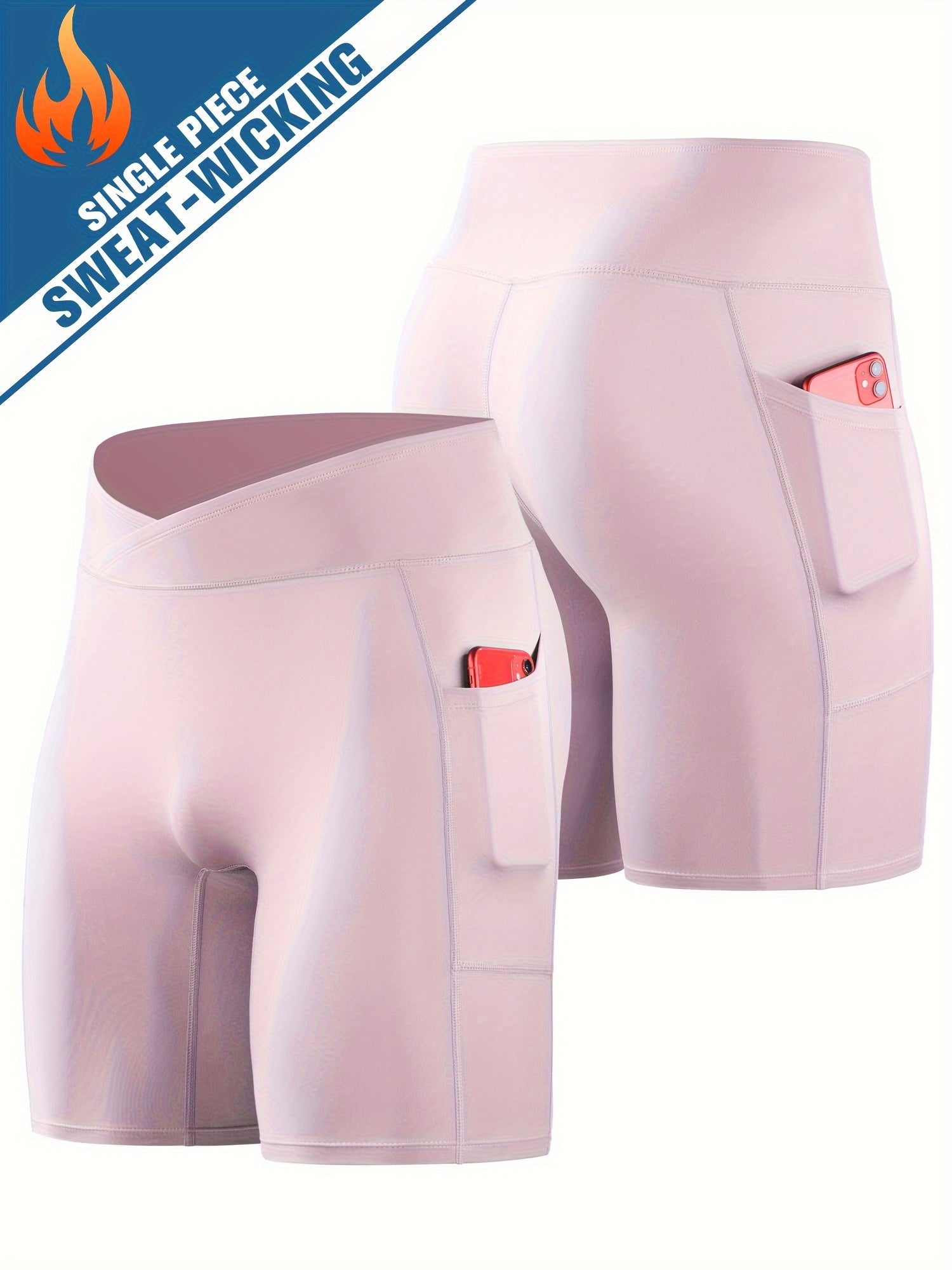 Compression Shorts with Pocket for Men Ideal for Sports Gym Running