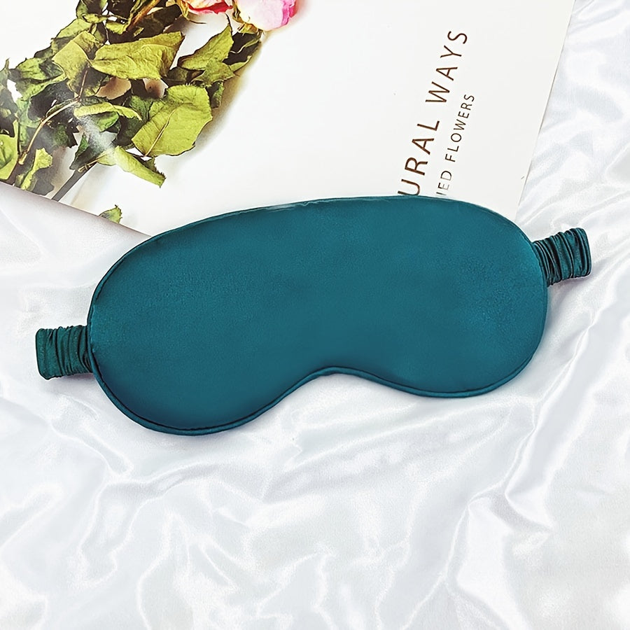Solid Smooth Eye Mask Lightweight Blackout Blindfold for Travel Rest Nap Yoga