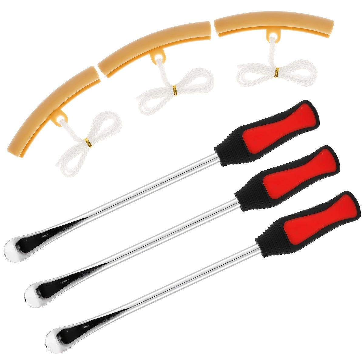 3Pcs Motorcycle Tyre Repair Tool Spoon Set 14 5 Inch Tire Levers Heavy Duty Moto