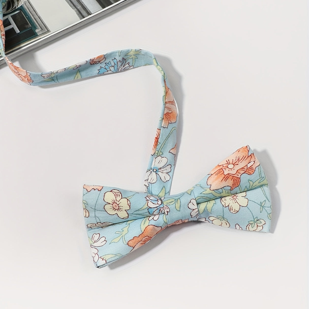 Colorful Flower Printed Bow Tie for Boys and Children