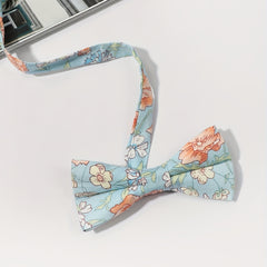 Colorful Flower Printed Bow Tie for Boys and Children