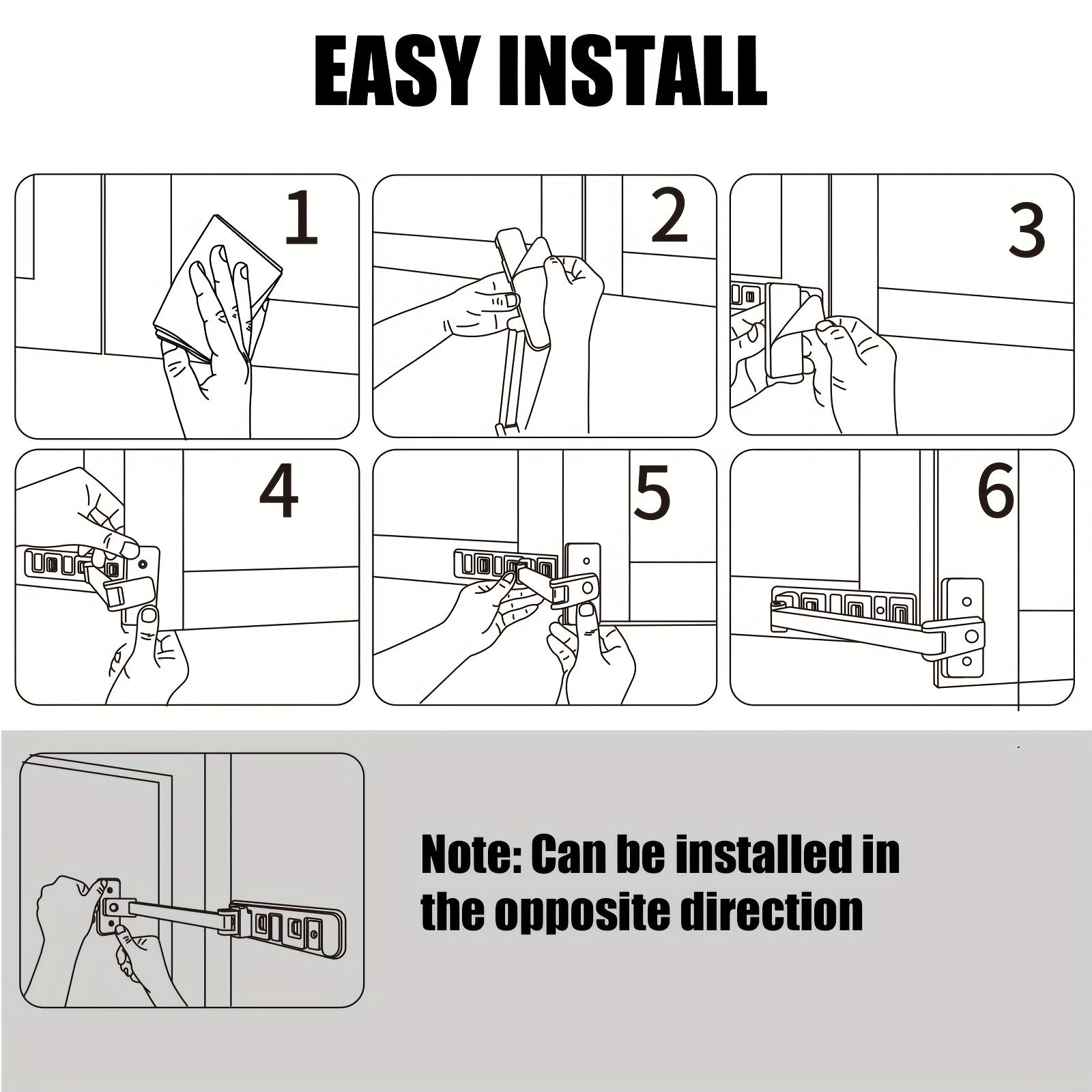 Child Metal Window Safety Lock Baby Sliding Window Restraint