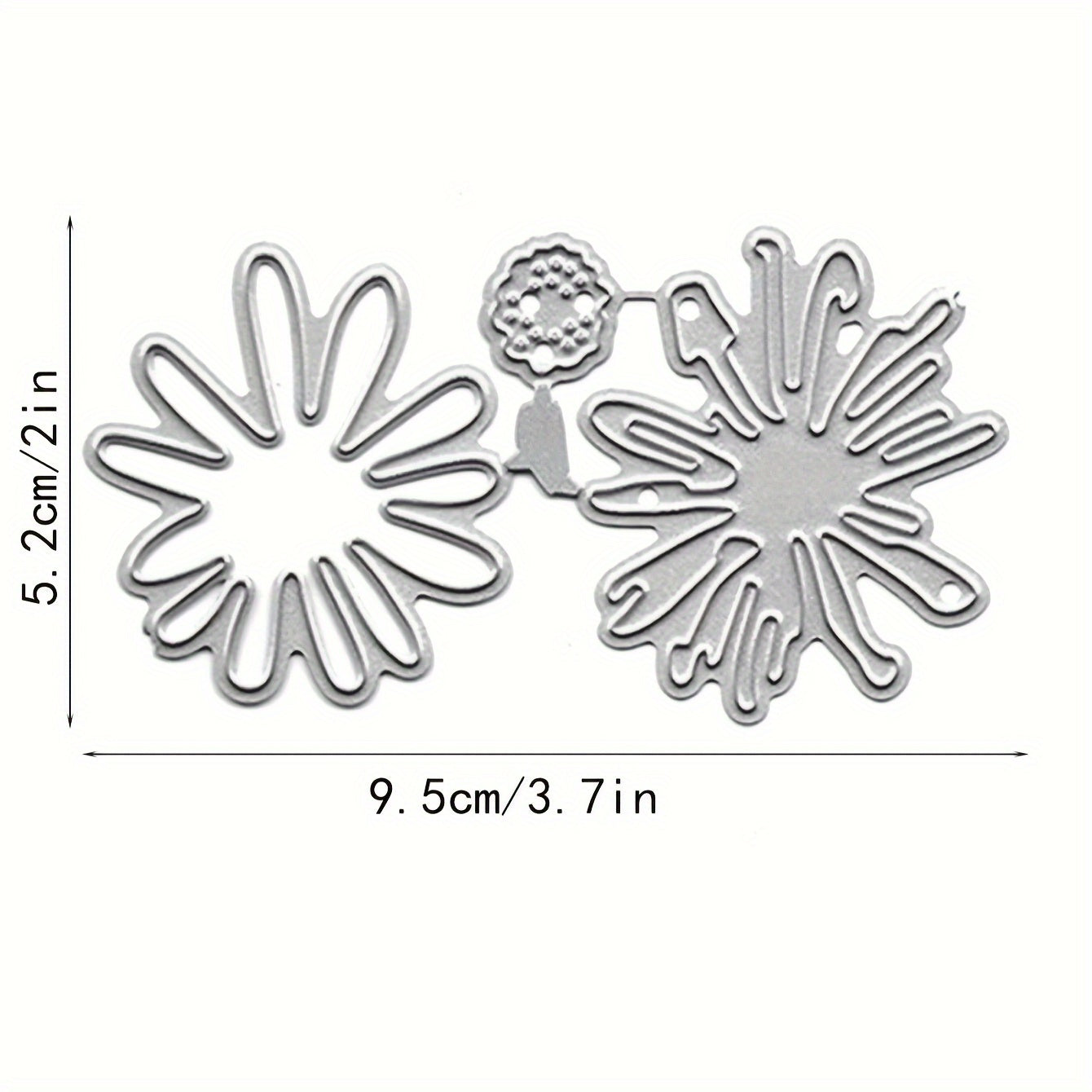 Little Daisy Envelope Greeting Card Frame Cutting Die