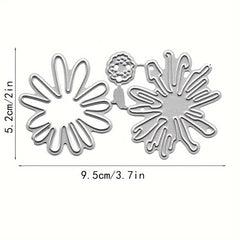 Little Daisy Envelope Greeting Card Frame Cutting Die