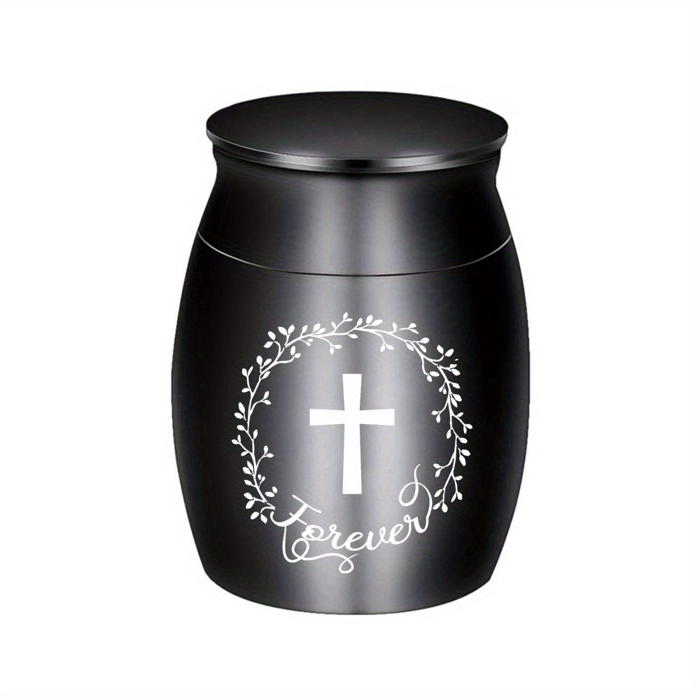 Small Keepsake Urns for Human Pet Ashes Aluminum Alloy Memorial Ashes Holder