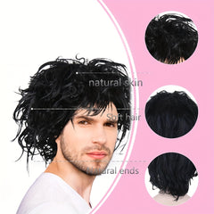 Men's Dress Up Wig Synthetic Hair Daily Party Halloween Cosplay