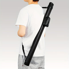 1pc Pool Cue Hard Case Holds 1 Butt and 1 Shaft Protective Carrying Bag