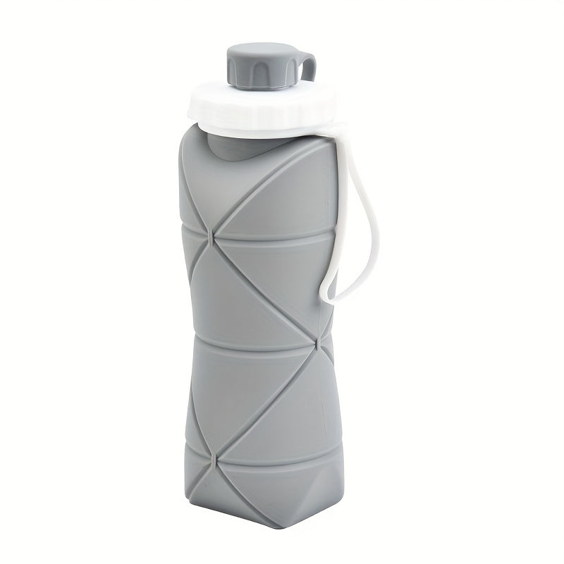 600ml Collapsible Water Bottles for Sport Gym Camping Hiking