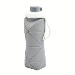 600ml Collapsible Water Bottles for Sport Gym Camping Hiking