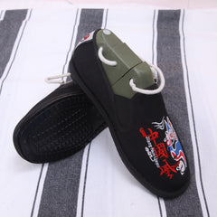 Chinese Style Embroidered Loafer Shoes For Girls
