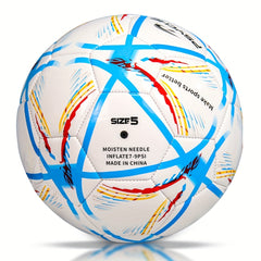 PSYCHE Soft Size 5 Indoor/Outdoor Football, Machine Stitched